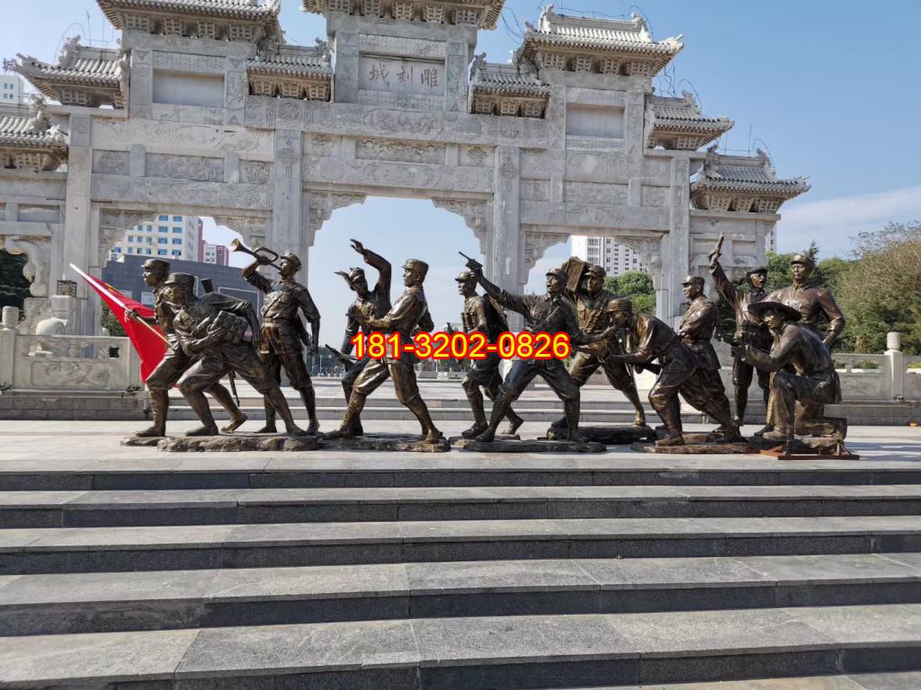 城市黨建主題人物銅雕的作用